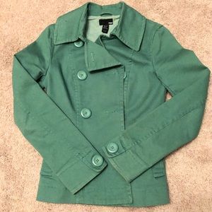 H&M Green Pea Coat